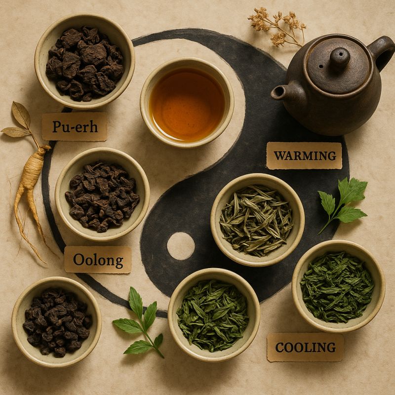Чай в китайской медицине: как пуэр, улун и белый оттеняют здоровье