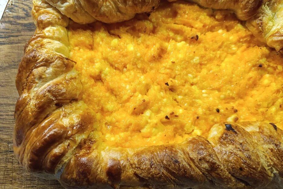 Творожный пирог с тыквой: здоровое лакомство