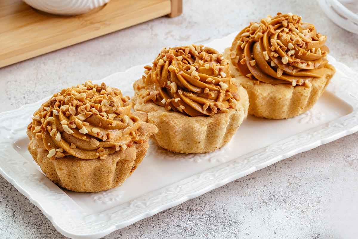 Необычное пирожное «Картошка» в тарталетке