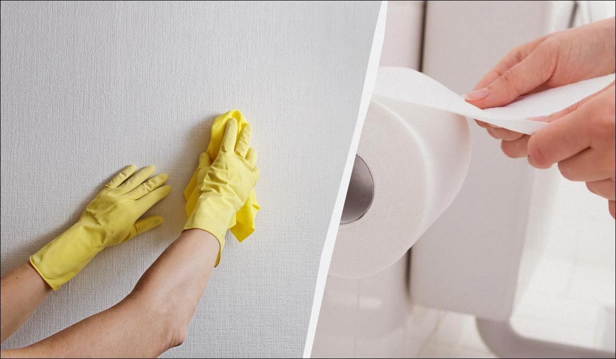 Устранение жирных пятен с обоев: легкие способы и советы