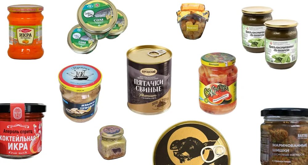 Необычные консервные находки: от бобра до арбуза