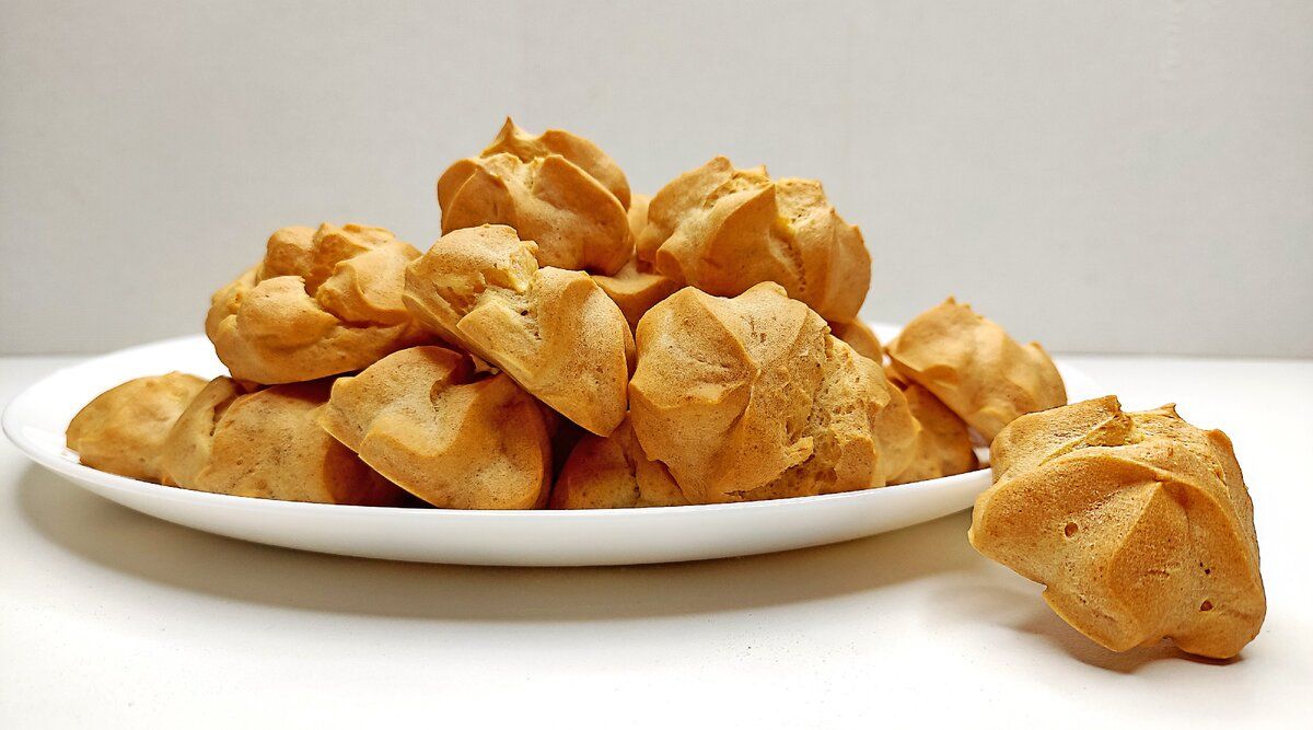 ПП Профитроли с кокосовым кремом без лактозы, глютена и сахара