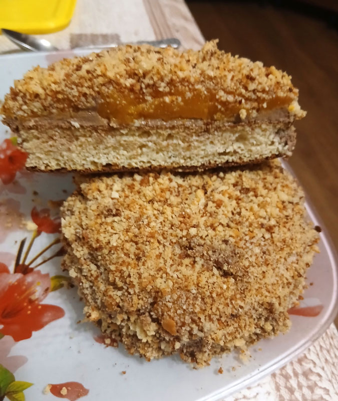 Вкусные пирожные с тыквенным джемом для ваших близких