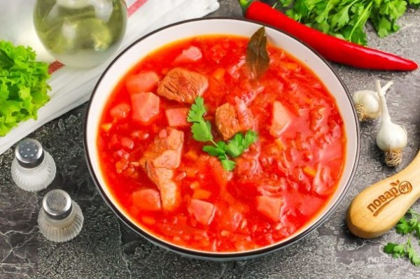 Как приготовить борщ с вареной свеклой: быстрый и вкусный рецепт