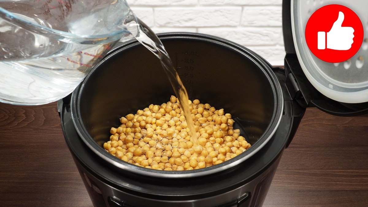 Вкусный нут на обед: просто и быстро в мультиварке
