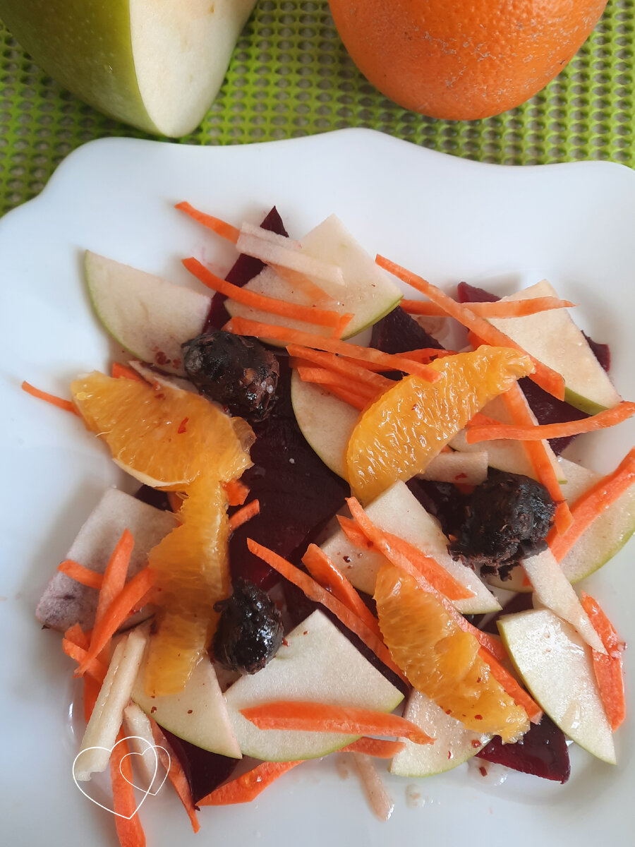 Овощные салаты с апельсином: новые свежие идеи для вашего стола