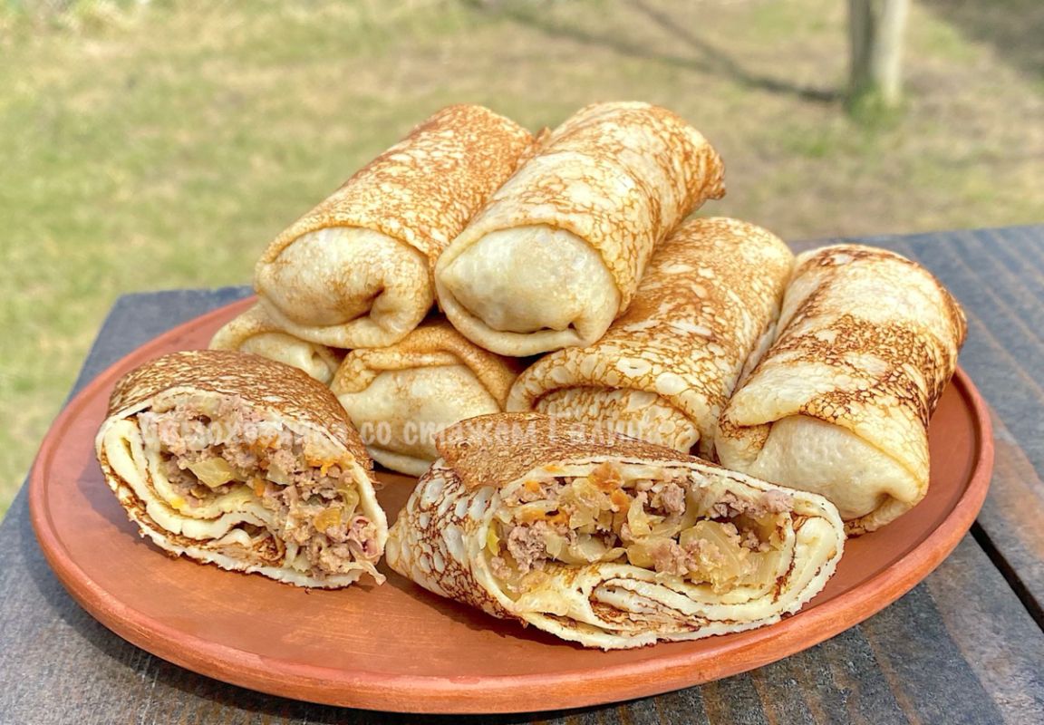 Непередаваемое наслаждение: блины с начинкой, от которой невозможно отказаться