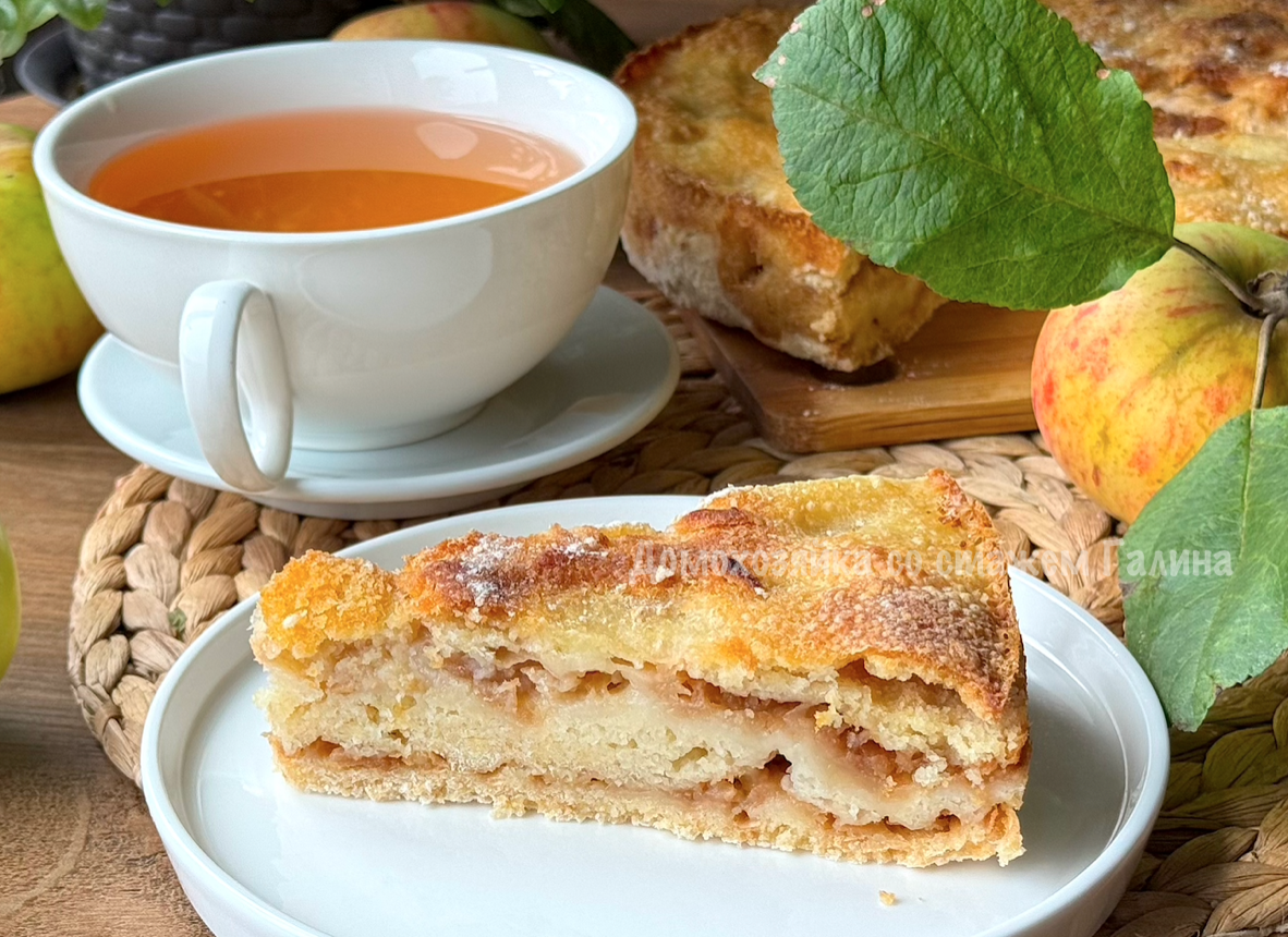 Яблочный пирог без теста: удивительная простота и вкус
