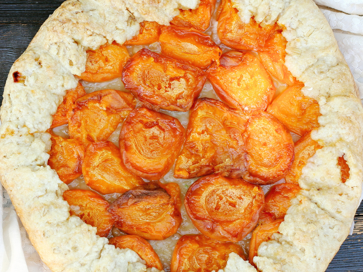 Абрикосовая галета: сладкий десерт с хрустящей основой