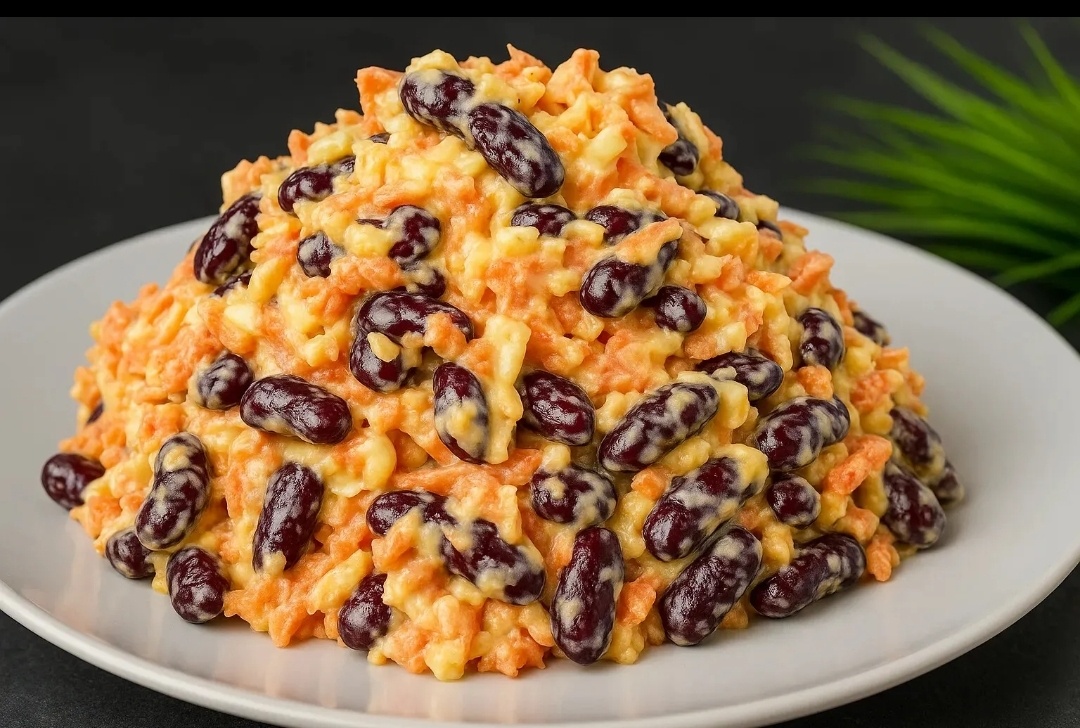 Вкусный салат «Дружба», который готовится всего за 10 минут