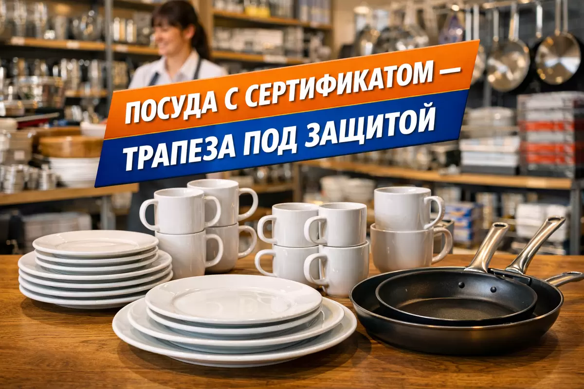 Как оформить сертификат соответствия на посуду